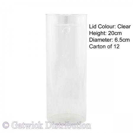 Special - Glass Tube Candle Holder - Small - Box of 12